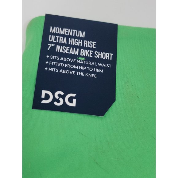Lot of 2‎ DSG Momentum Ultra High-Rise Bike Shorts XS Women's 1 Gray 1 Green - Picture 8 of 9
